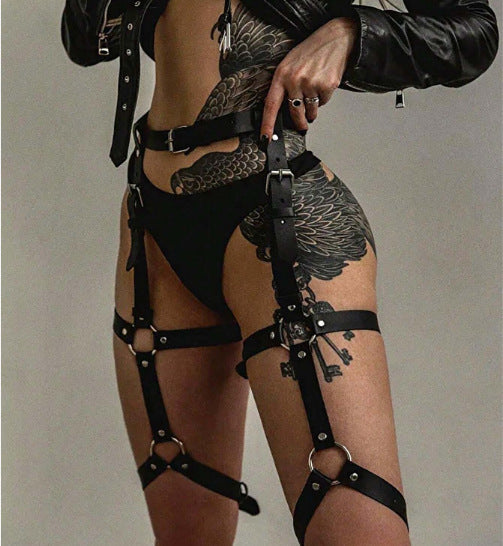 Fashion Ladies Wear One Leg Thinning Band Adjustable Belt Leg Thinning Band Sexy Fashion Ladies Wear One Leg Thinning Band Adjustable Belt Leg Thinning Band Sexy